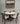 Denver 42" Single Pedestal Table with (4) Small Portland Side Chairs - Showroom Inventory