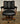 Edelweiss Arm Desk Chair - Black Leather