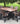 Set of (6) Berlin Gardens Comfo-Back Counter Chairs and (1) Poly 44 x 72" Garden Classic Rectangular Counter Table- showroom inventory